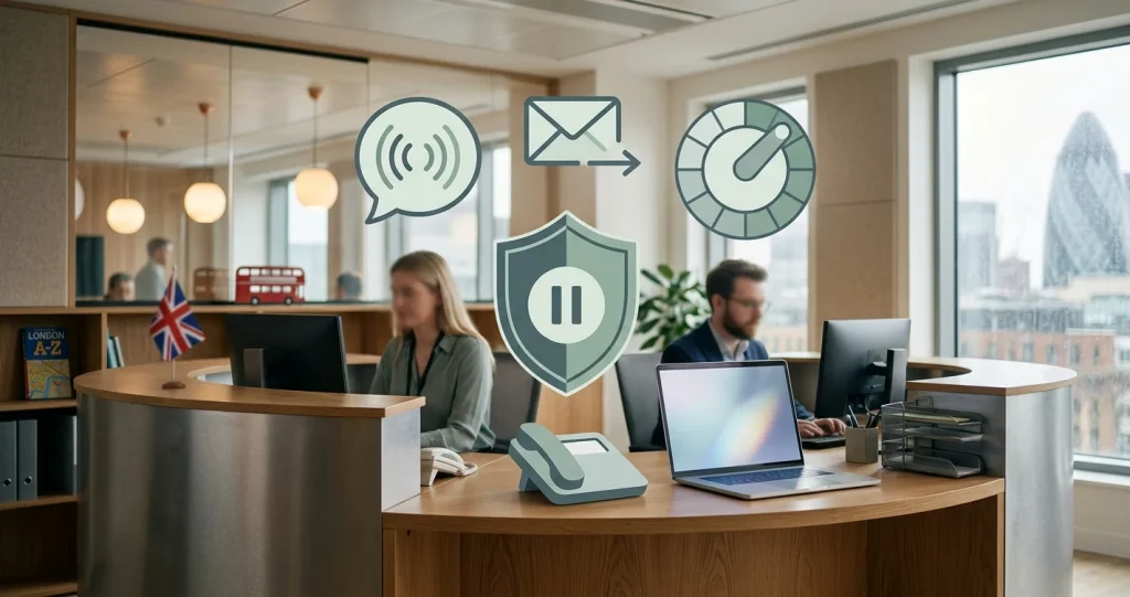 Neutral editorial illustration for Ozwin Customer Support and Safer Gambling Tools with UK decision-support context and no brand or regulator logos